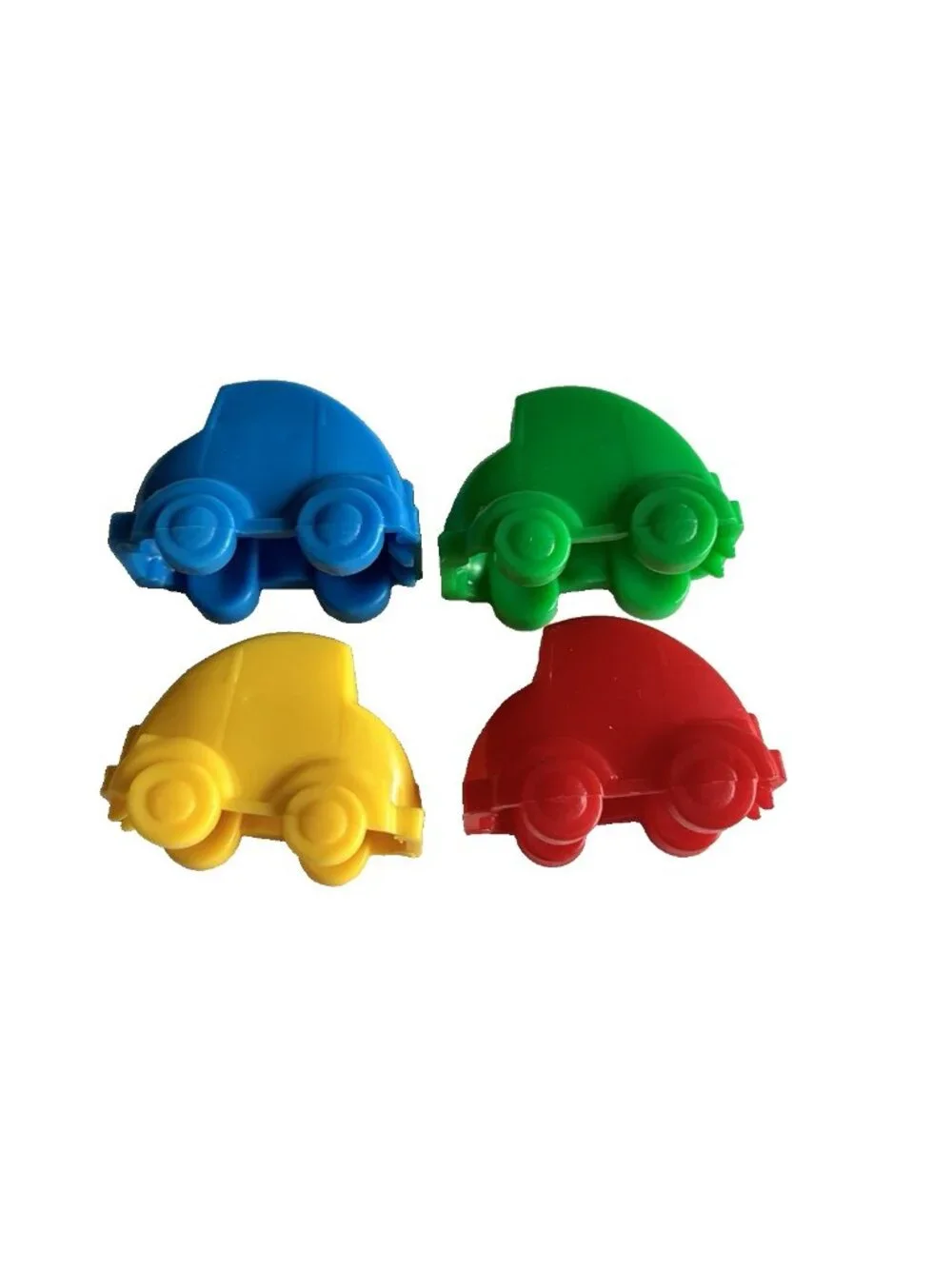Monopoly Junior Amusement Park 4 Car Movers Replacement Pieces 1996 Complete Set